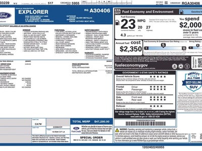 2024 Ford Explorer AWD XLT 4DR SUV