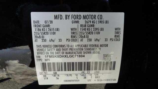 2020 Ford Explorer XLT