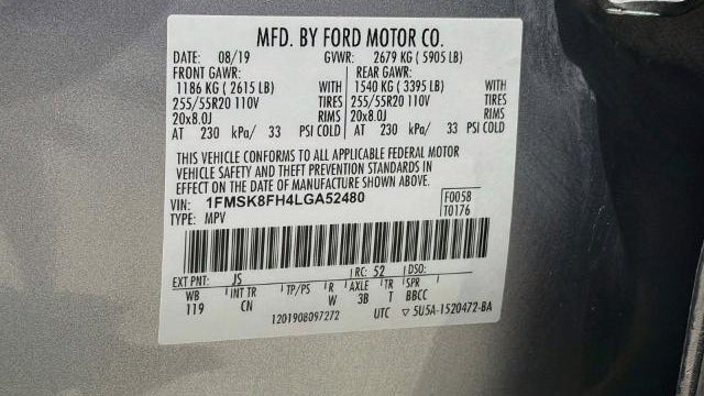 2020 Ford Explorer Limited