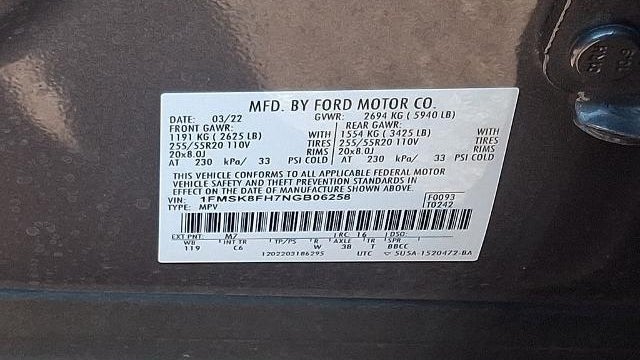 2022 Ford Explorer Limited