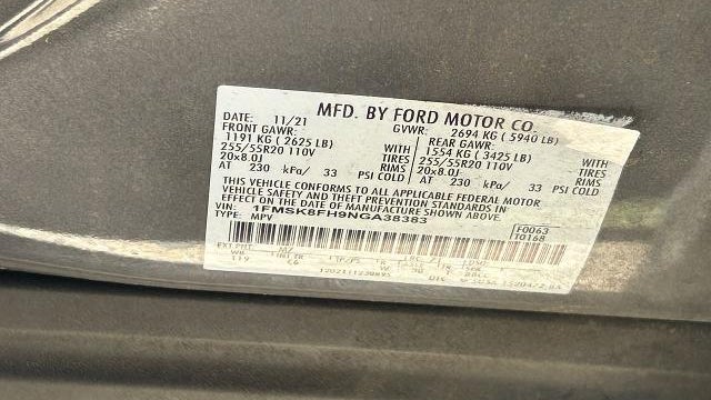 2022 Ford Explorer Limited