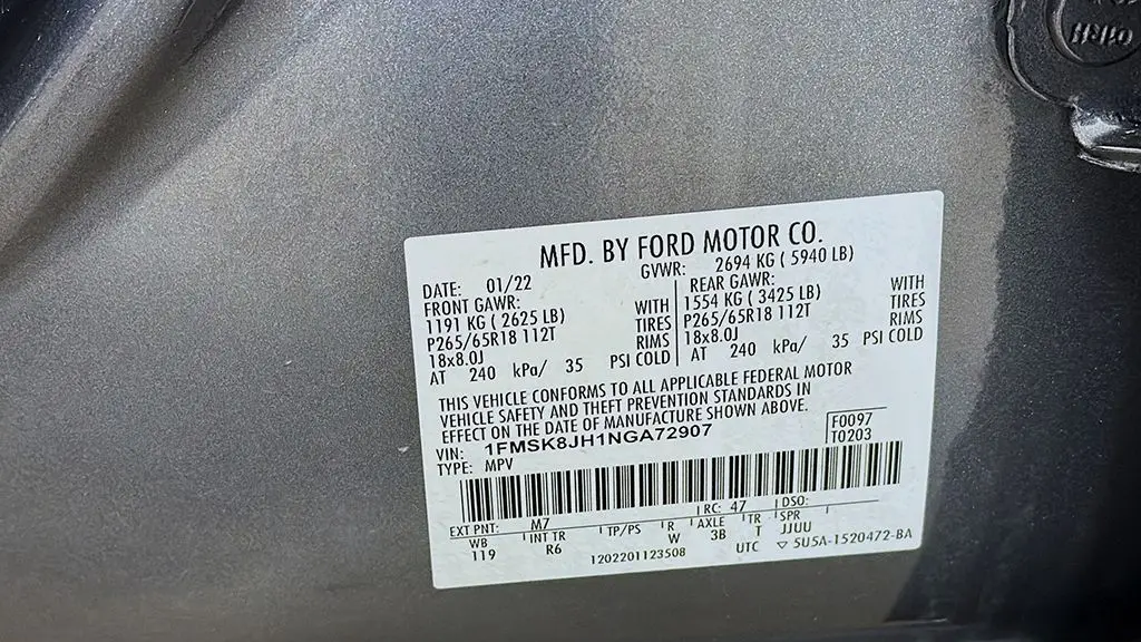 2022 Ford Explorer Timberline