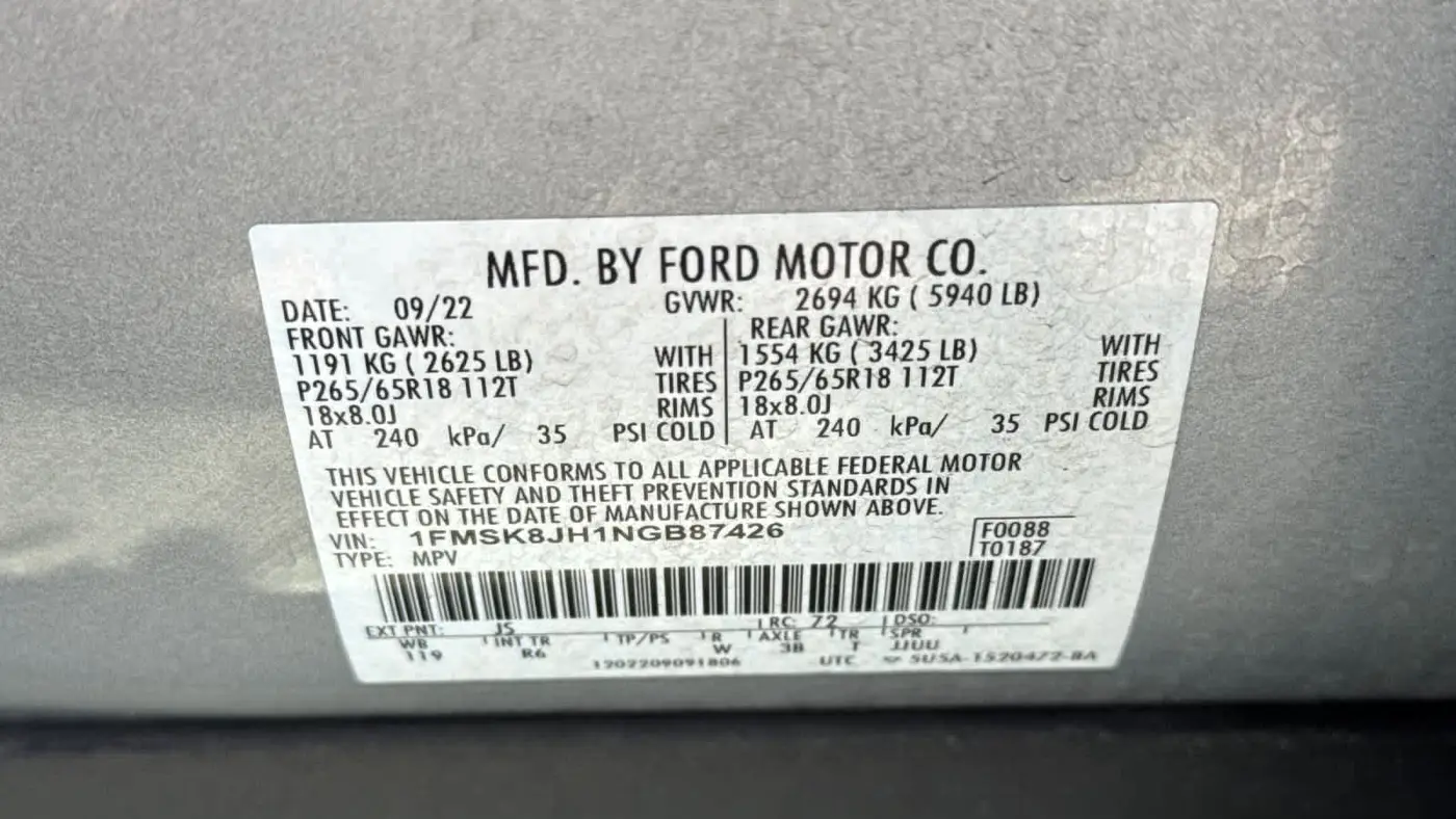 2022 Ford Explorer Timberline