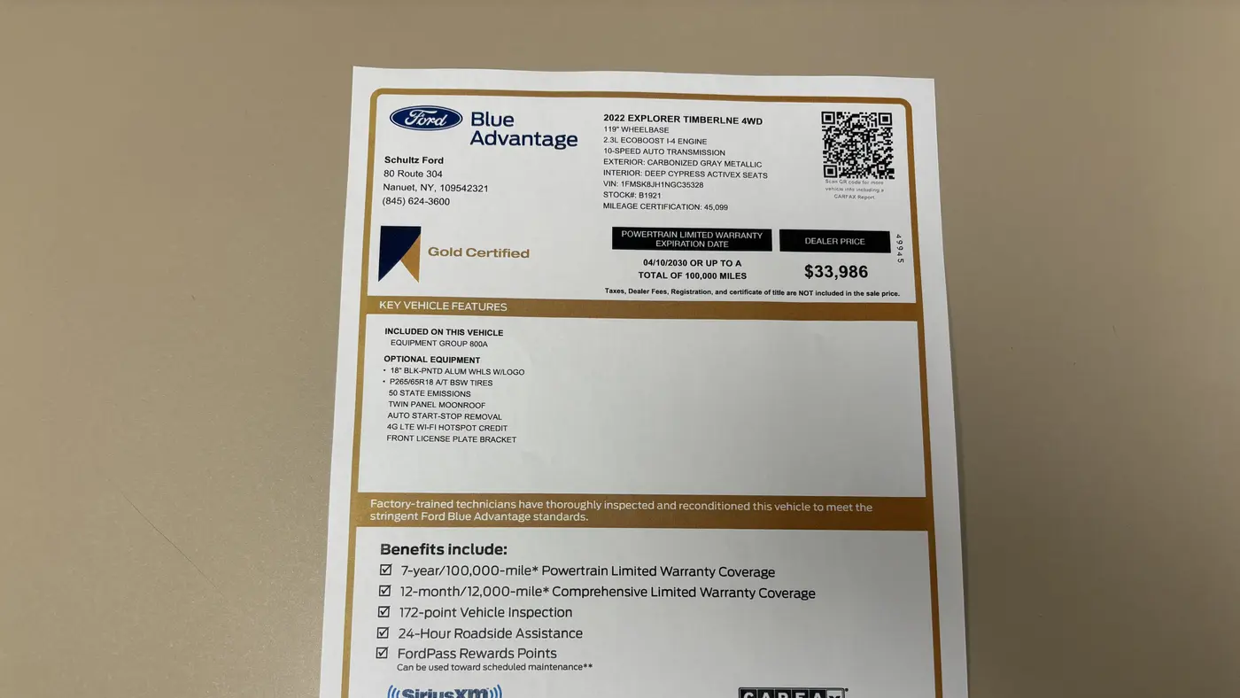 2022 Ford Explorer Timberline