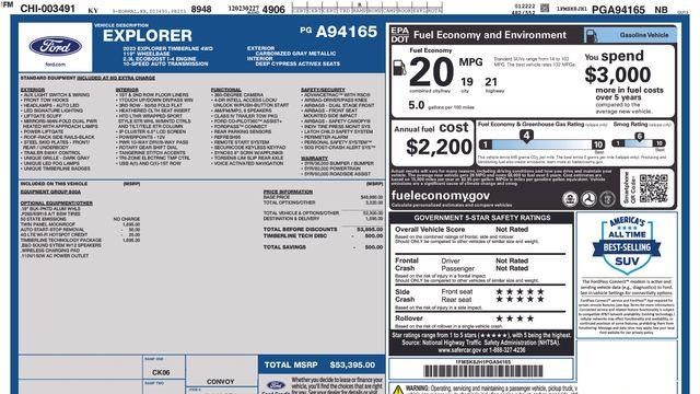 2023 Ford Explorer Timberline