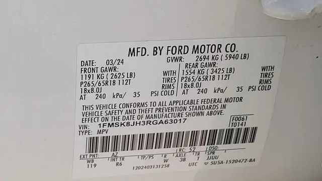 2024 Ford Explorer Timberline