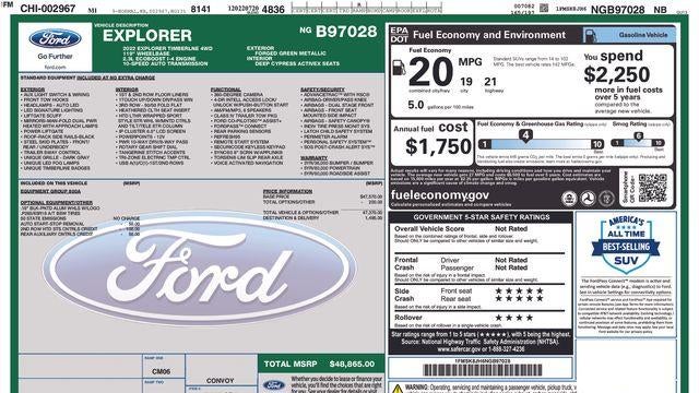 2022 Ford Explorer Timberline