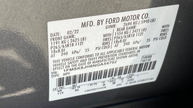 2022 Ford Explorer Timberline