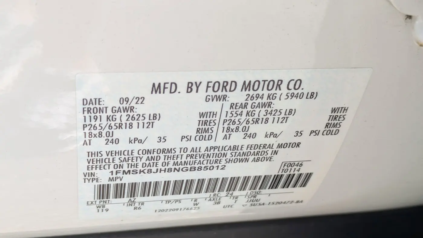 2022 Ford Explorer Timberline