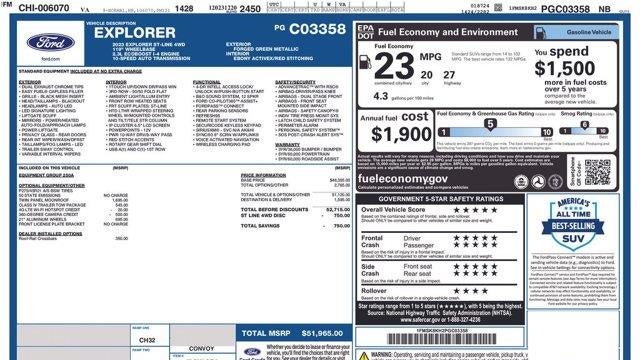2023 Ford Explorer ST-Line