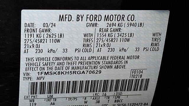 2024 Ford Explorer ST-Line