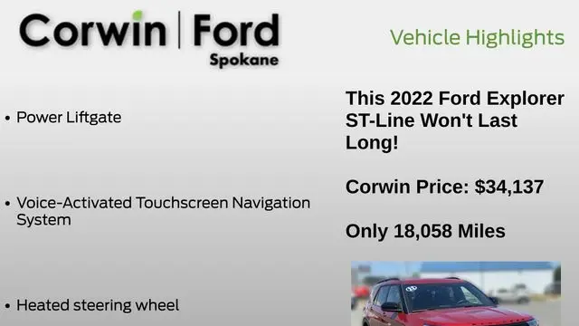 2022 Ford Explorer ST-Line