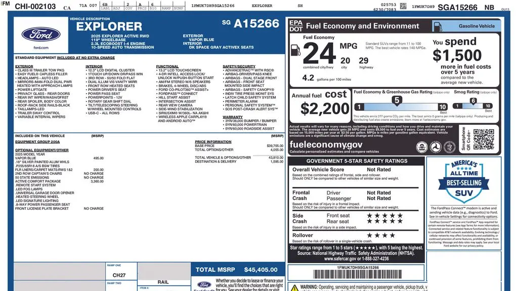 2025 Ford Explorer Active