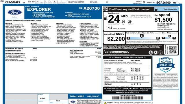 2025 Ford Explorer Active