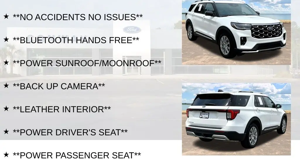 2025 Ford Explorer Platinum