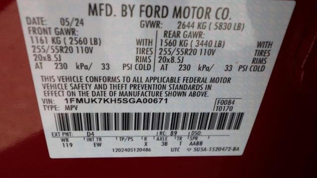 2025 Ford Explorer ST-Line