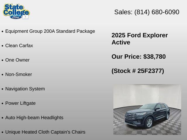 2025 Ford Explorer - $38,780