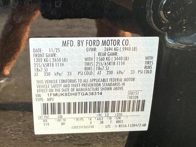 2026 Ford Explorer - $39,812