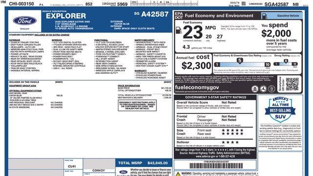 2025 Ford Explorer Active