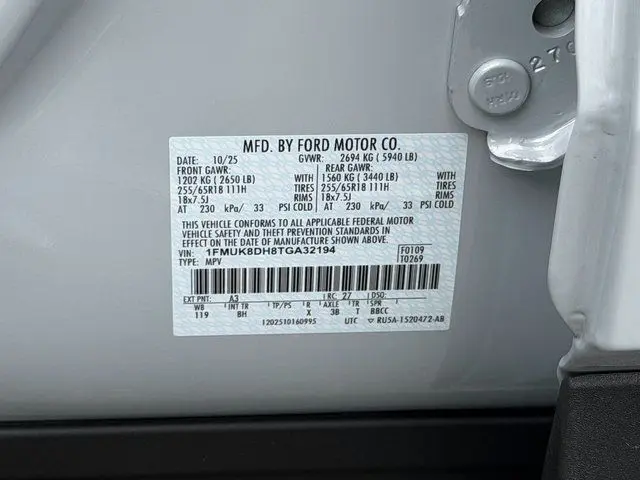 2026 Ford Explorer - $37,477