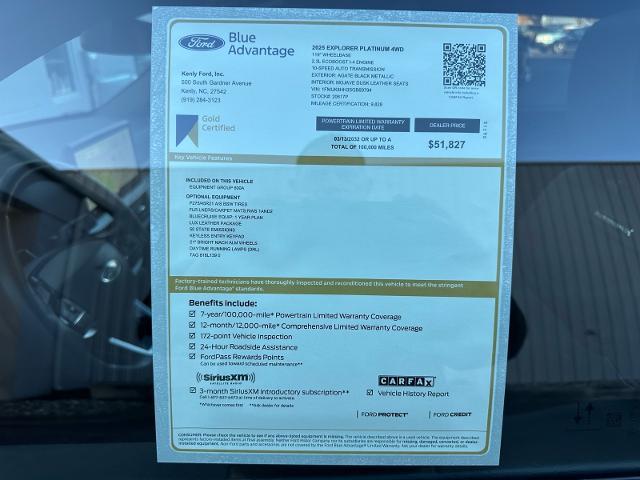 2025 Ford Explorer - $44,877