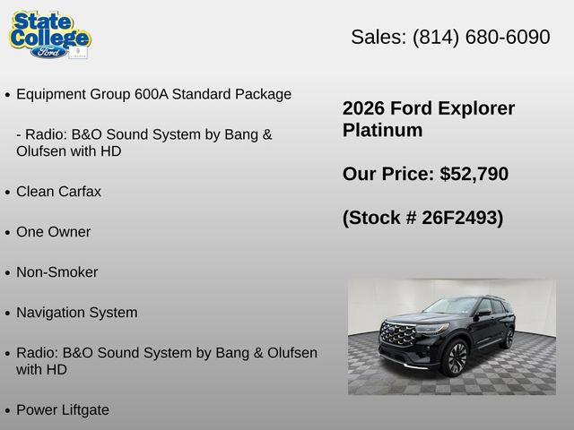 2026 Ford Explorer - $52,790