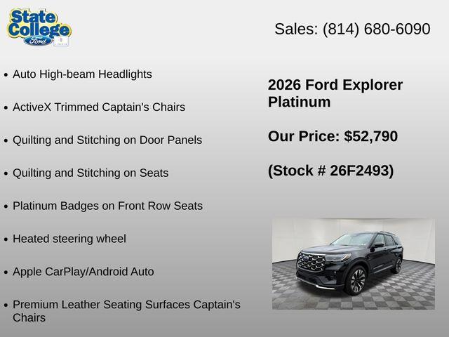 2026 Ford Explorer - $52,790