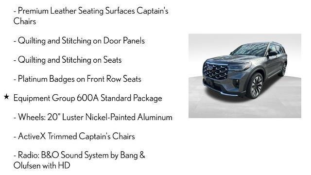 2026 Ford Explorer Platinum