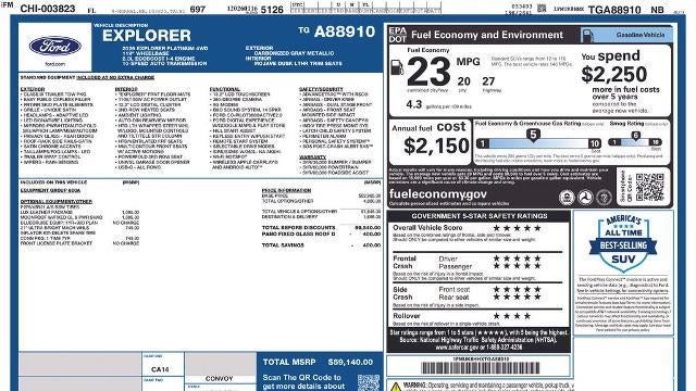 2026 Ford Explorer Platinum