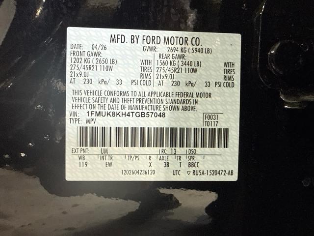 2026 Ford Explorer - $52,695