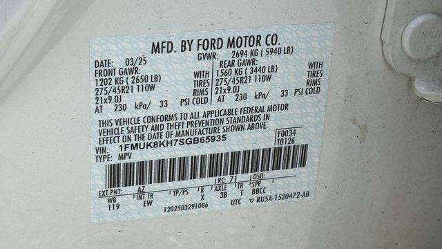 2025 Ford Explorer ST-Line