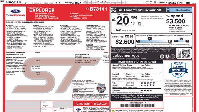 2025 Ford Explorer ST