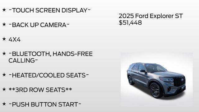 2025 Ford Explorer ST