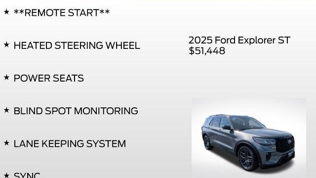 2025 Ford Explorer ST