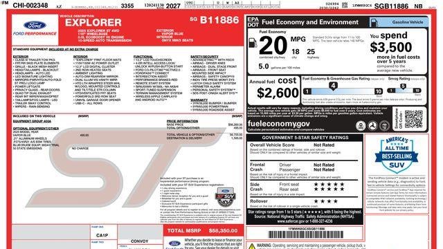 2025 Ford Explorer ST