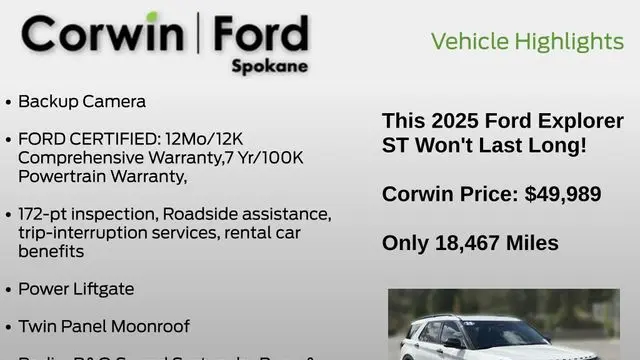 2025 Ford Explorer ST