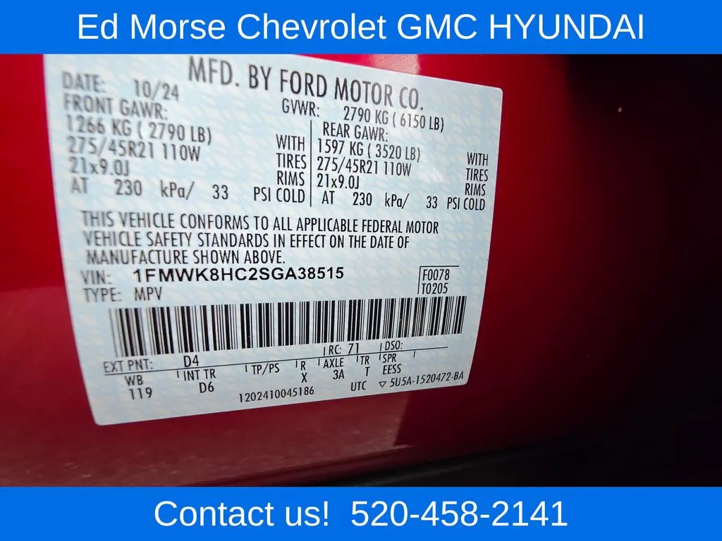 2025 Ford Explorer - $46,899