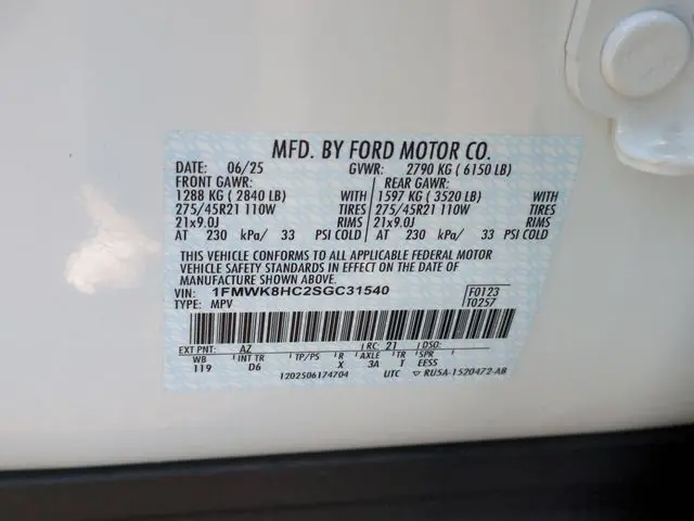 2025 Ford Explorer - $49,997