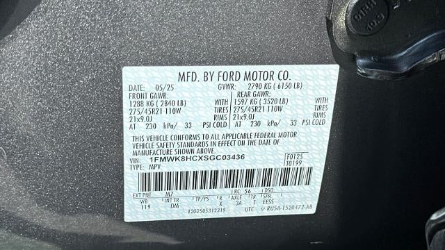 2025 Ford Explorer Platinum