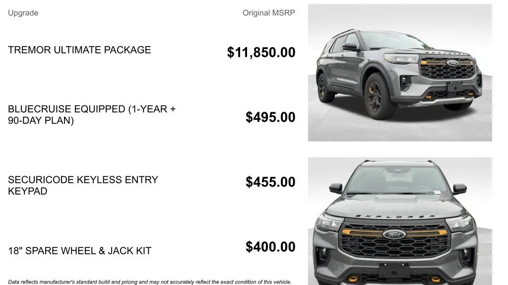2026 Ford Explorer Tremor