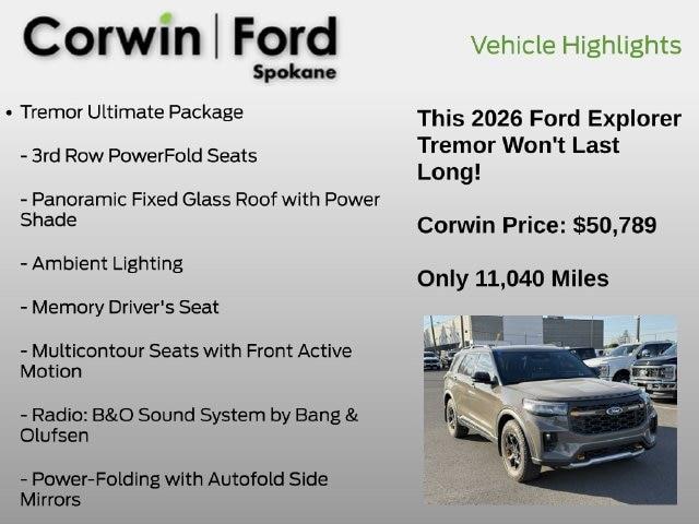 2026 Ford Explorer - $50,789