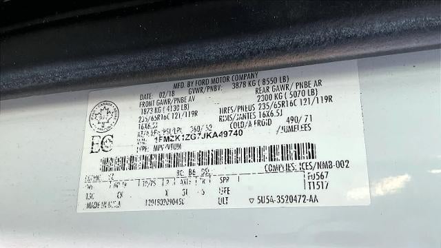 2018 Ford Transit 150 XL