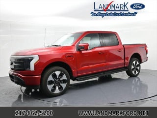 2023 Ford F-150 Lightning with Rapid Red Metallic Tinted Clearcoat Exterior