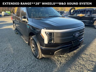 2024 Ford F-150 Lightning with Agate Black Metallic Exterior