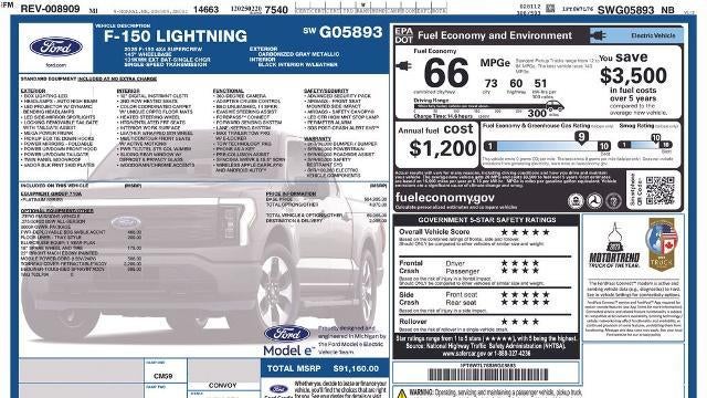 2025 Ford F-150 Lightning Platinum