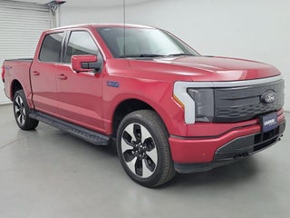 2024 Ford F-150 Lightning with Rapid Red Metallic Tinted Clearcoat Exterior