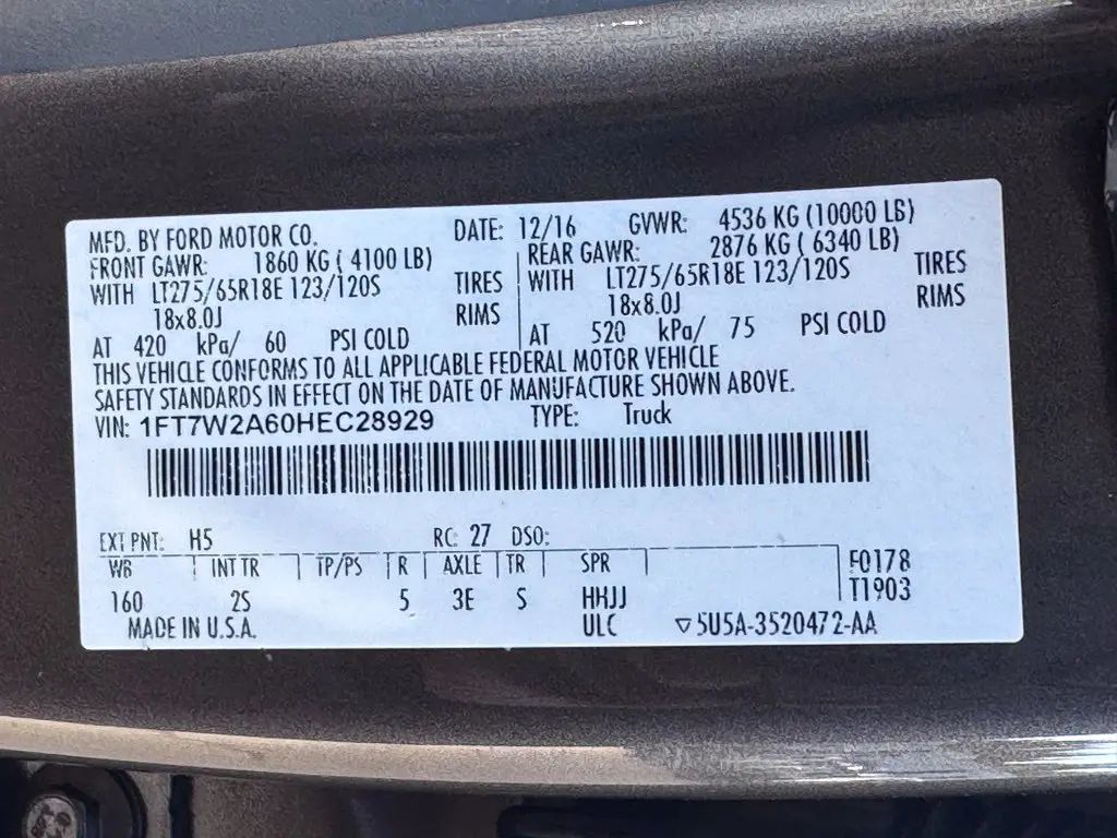2017 Ford F-250 - $24,000