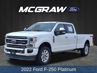 2022 Ford F-250 Super Duty 4X4 Platinum 4DR Crew Cab 8 FT. LB Pickup