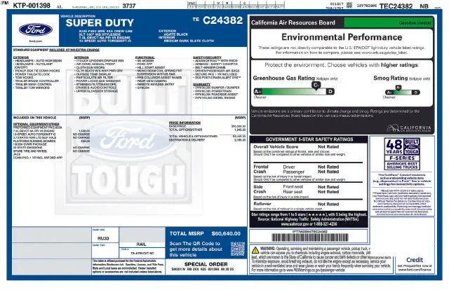 2026 Ford F-250 - $53,637
