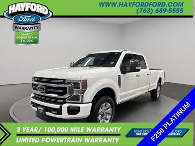 2021 Ford F-250 Super Duty 4X4 Platinum 4DR Crew Cab 8 FT. LB Pickup